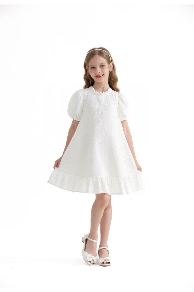 Boho Halter Dress, Alternate, color, White