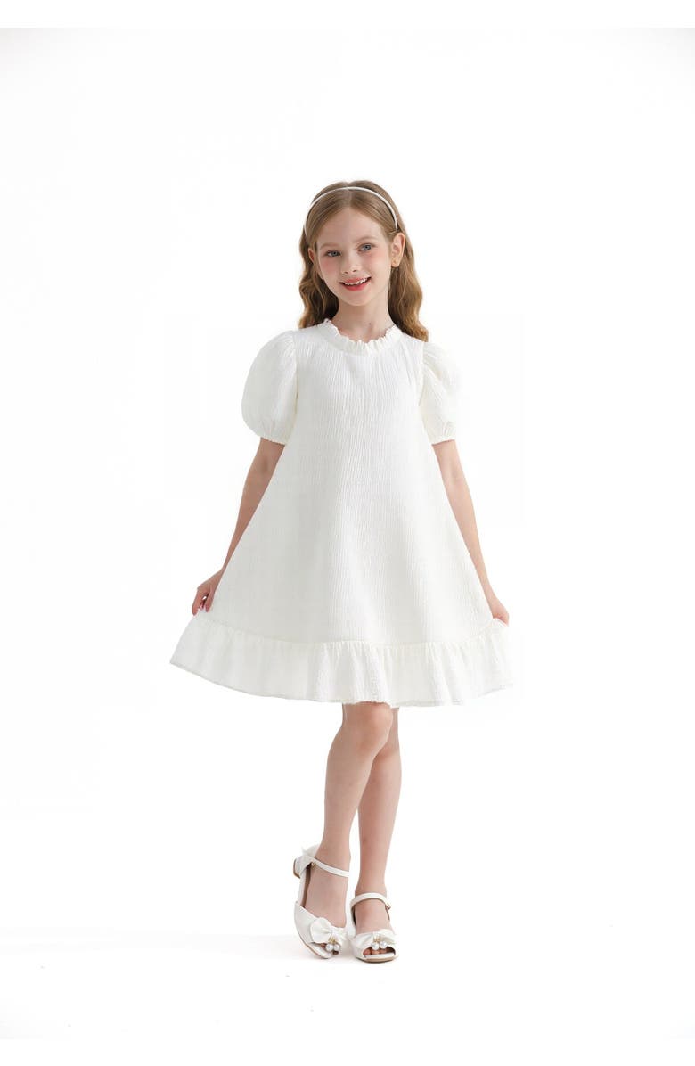 Sweet Cactus Boho Halter Dress, Alternate, color, White