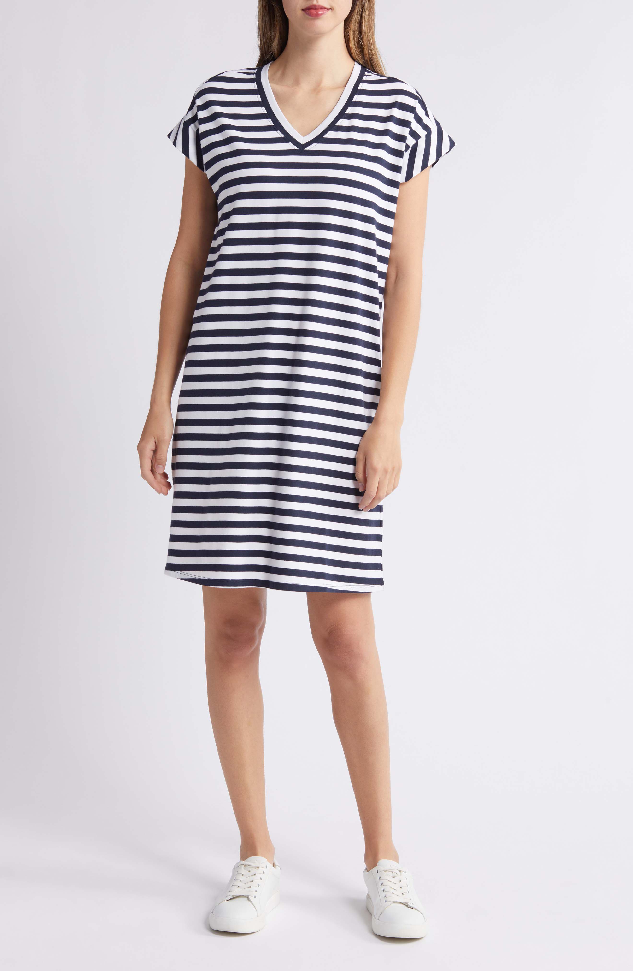 selected NAVY- WHITE CHARM STRIPE