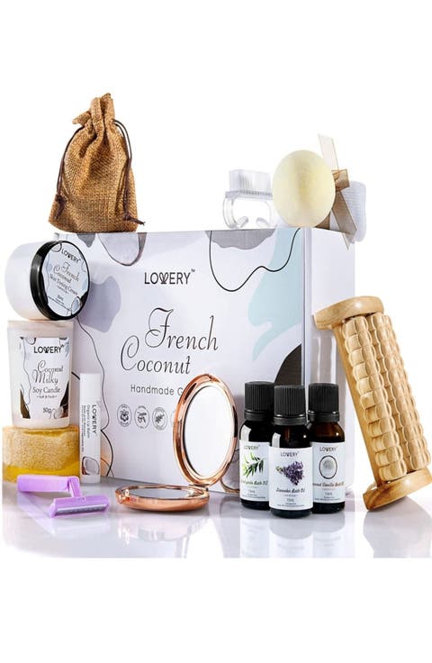 French Coconut Aromatherapy Handmade 20 pc Gift Box Set