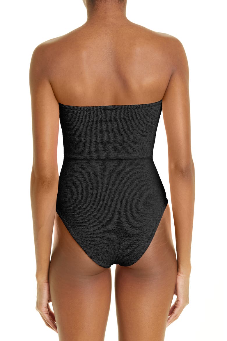 Brooke One-Piece Strapless Swimsuit, Alternate, color, BLACK