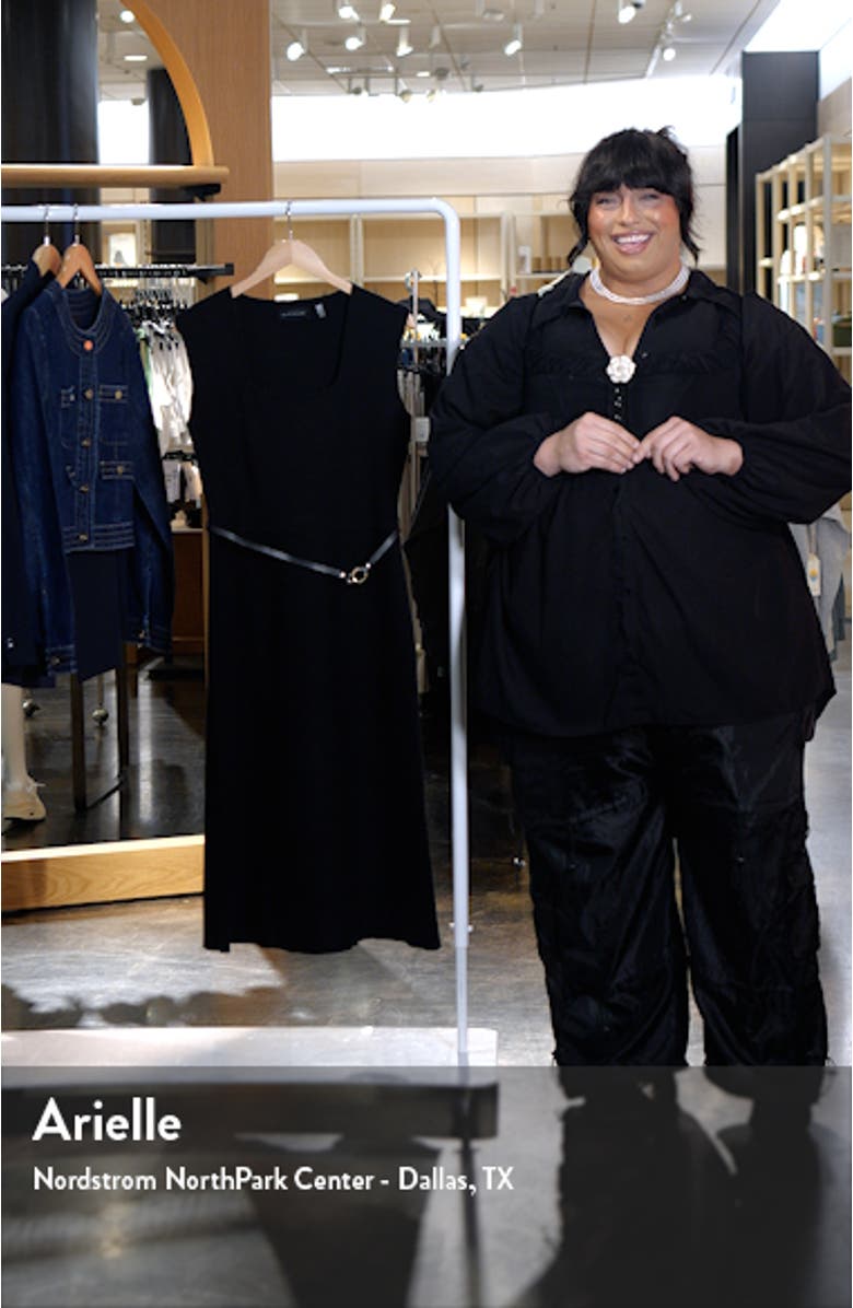 The Vera Belted Maxi Sweater Dress, sales video thumbnail