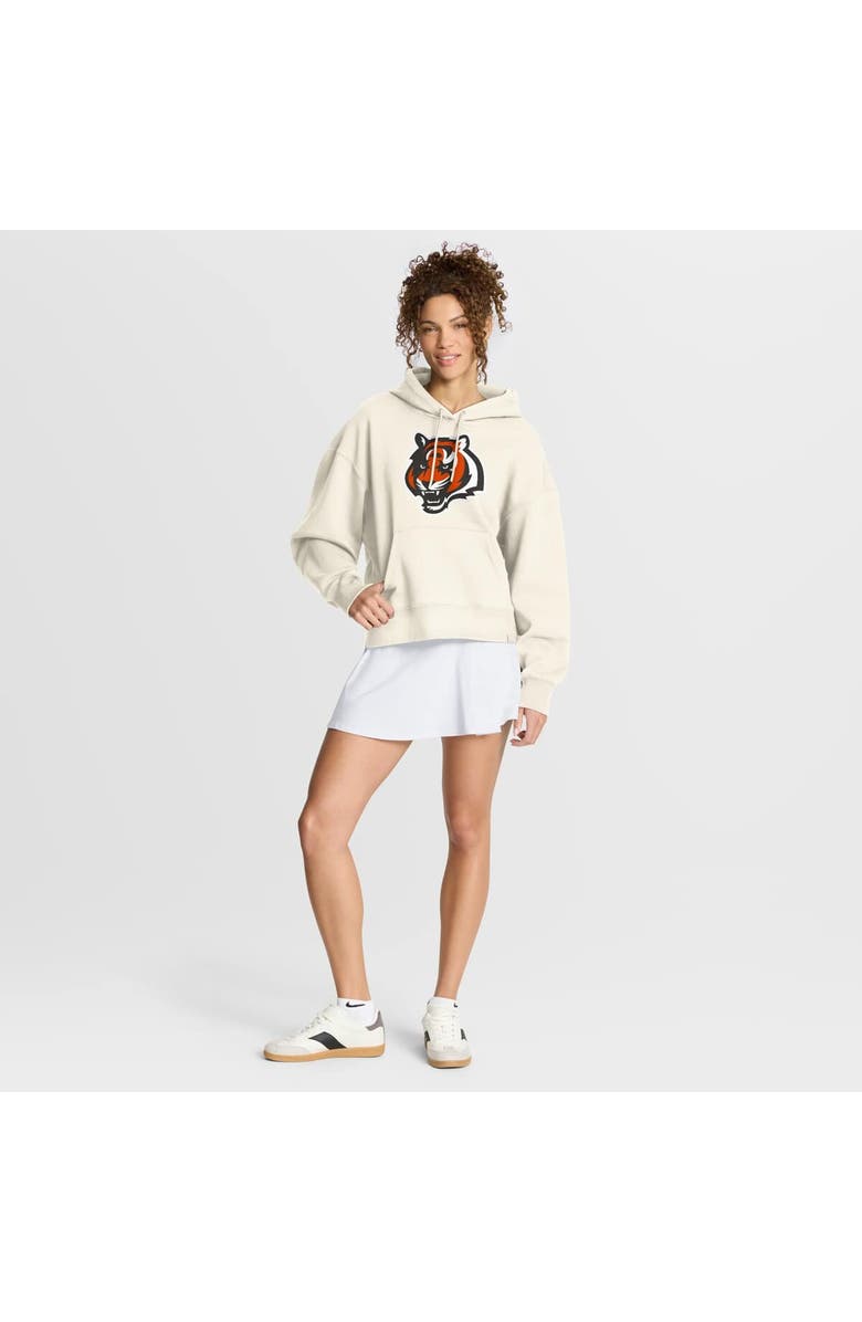 FANATICS Women's Fanatics Cream Cincinnati Bengals Dove Legacy Pullover Hoodie, Alternate, color, Cream