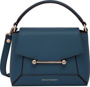 Strathberry Nano Mosaic Grained Leather Top Handle Bag