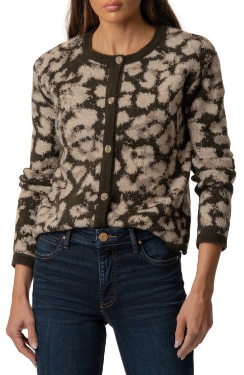 Sadie Leopard Print Cardigan
