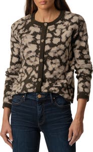 KUT from the Kloth Sadie Leopard Print Cardigan