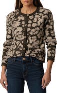 KUT from the Kloth Sadie Leopard Print Cardigan