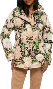 GORSKI Lightweight Floral Printed Jacket With Concealed Hood