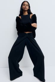 H&M Twisted-detail Trousers