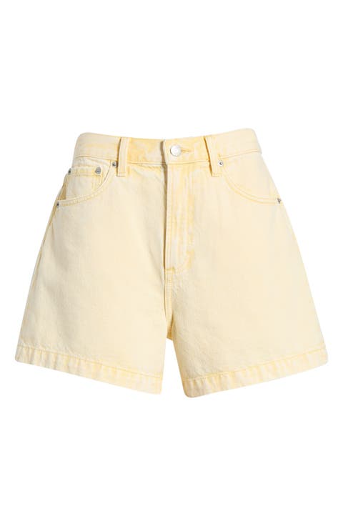 Saige High Waist Denim Shorts