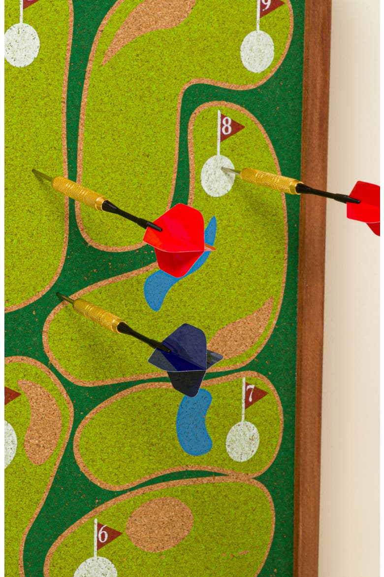 Golf Dartboard, Alternate, color, Green