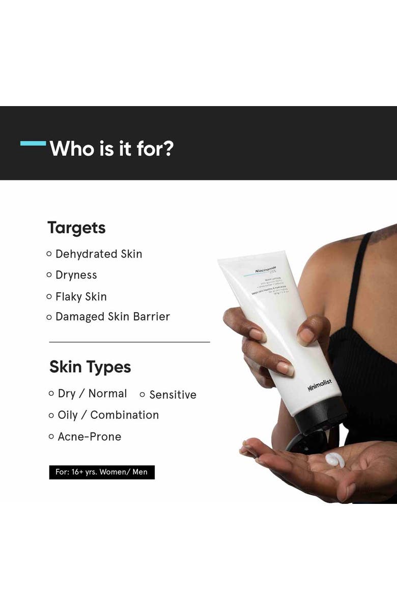 Minimalist Niacinamide 05% Body Lotion, Alternate, color, 