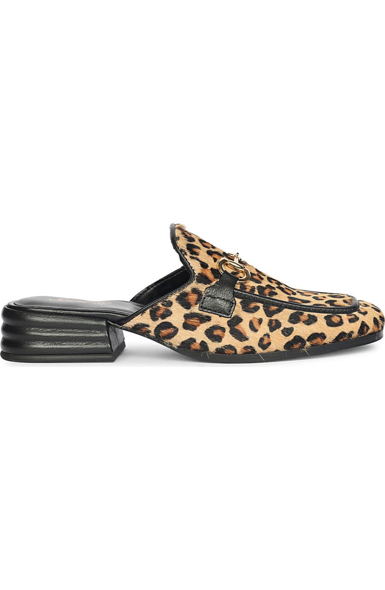 SAINT G Savannah Genuine Calf Hair Mule, Alternate, color, Leopard Calf Hair