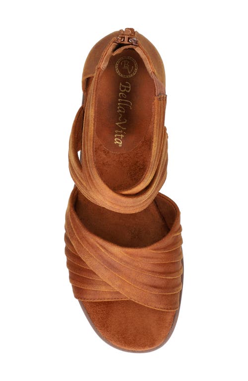 Bella Vita Quinnell Ankle Strap Sandal In Brown