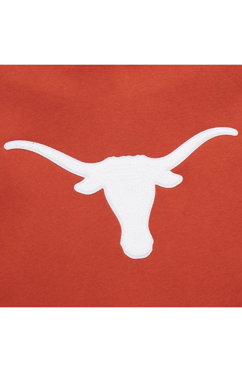 Mitchell & Ness Men's Mitchell & Ness Texas Orange Texas Longhorns Chainstich Fleece Pullover Hoodie, Alternate, color, Burnt Orange