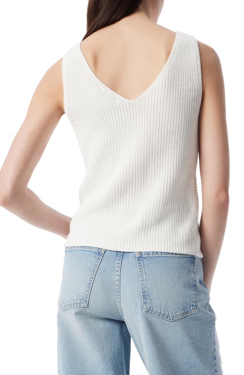 Robert Rodriguez Joyce Twist Front Knit Tank In White