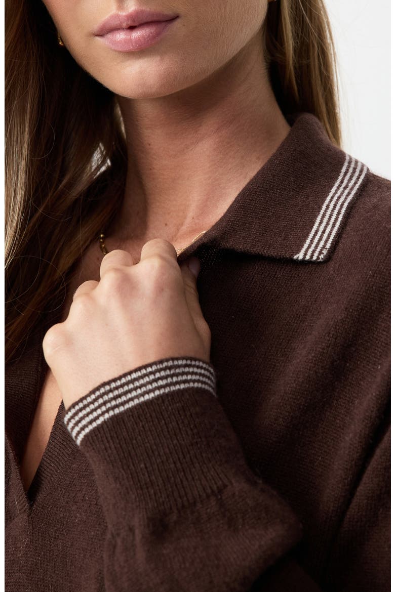 Coco Luna Cashmere Sweater, Alternate, color, BROWN