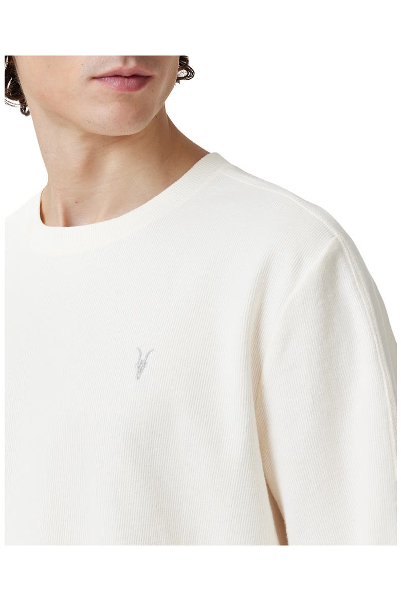 Rowe Long Sleeve Waffle Knit T-Shirt, Alternate, color, CHALK WHITE