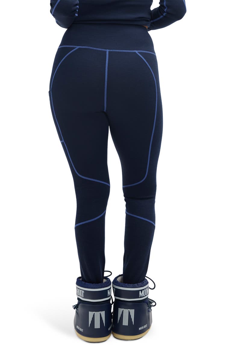 Hallie High Waist Leggings, Alternate, color, NAVY