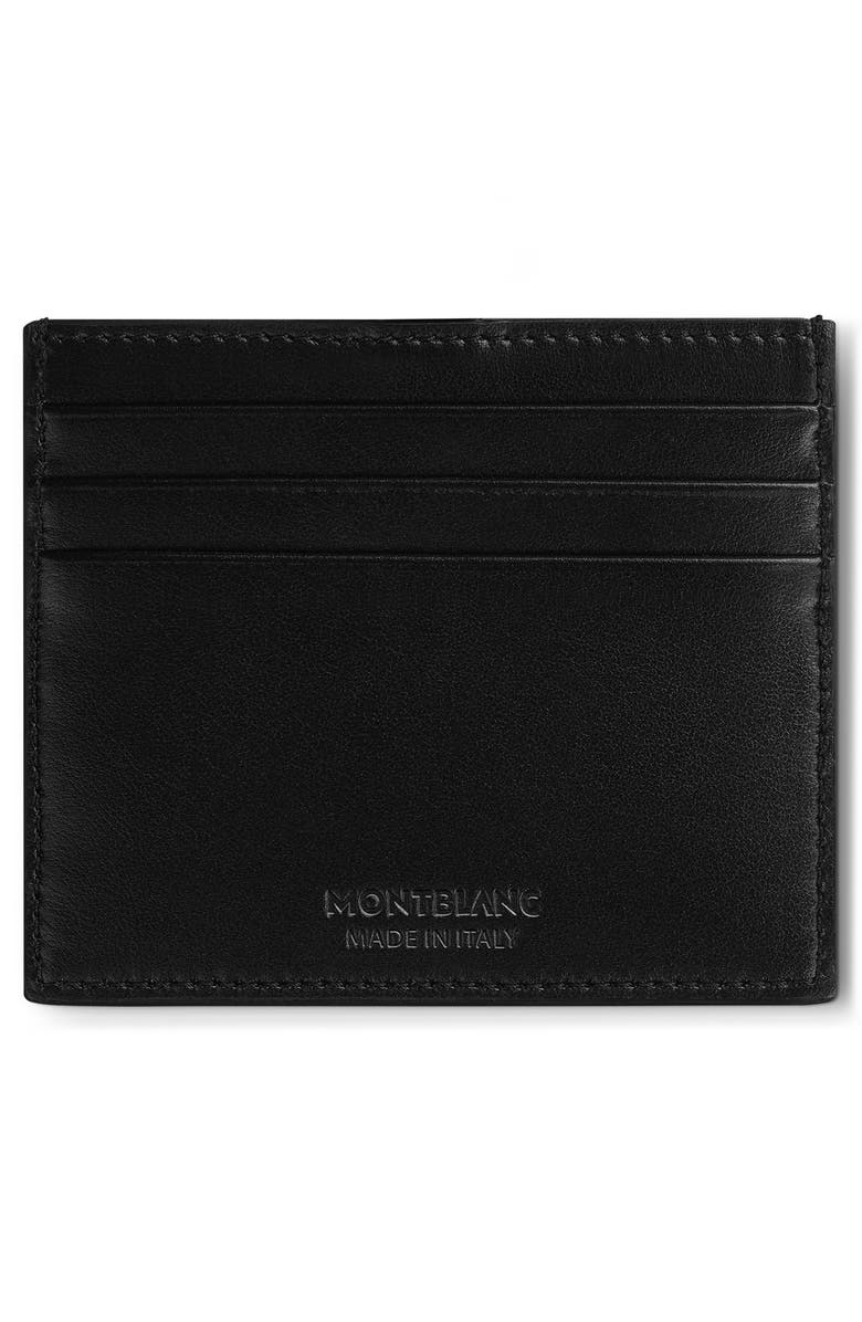 Montblanc Extreme 3.0 Leather Card Case, Alternate, color, Black