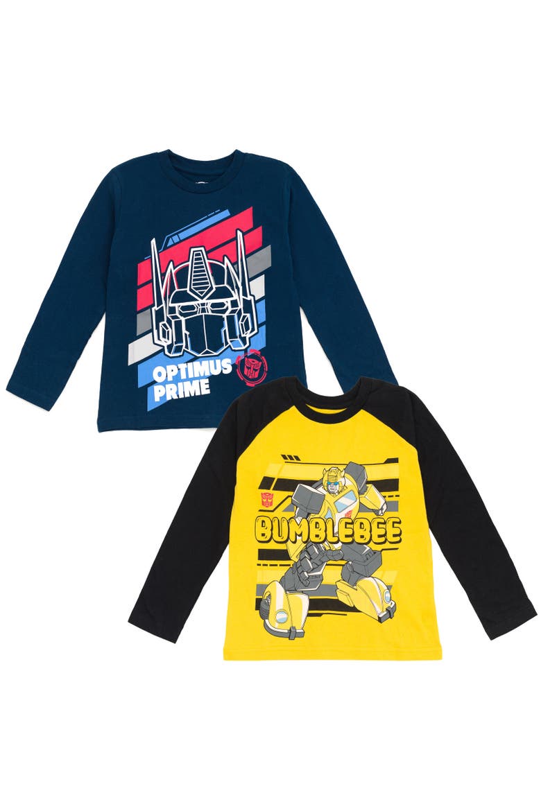 2-Pack Long Sleeve T-Shirts, Main, color, Multicolor