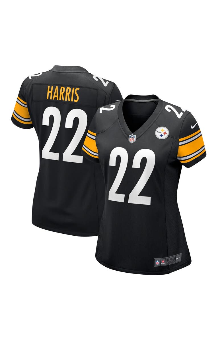 Nike Women's Nike Najee Harris Black Pittsburgh Steelers Team Game Jersey, Main, color, 