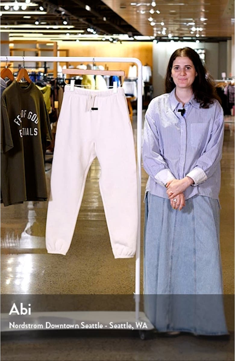 Kids' Essentials Cotton Blend Sweatpants, sales video thumbnail