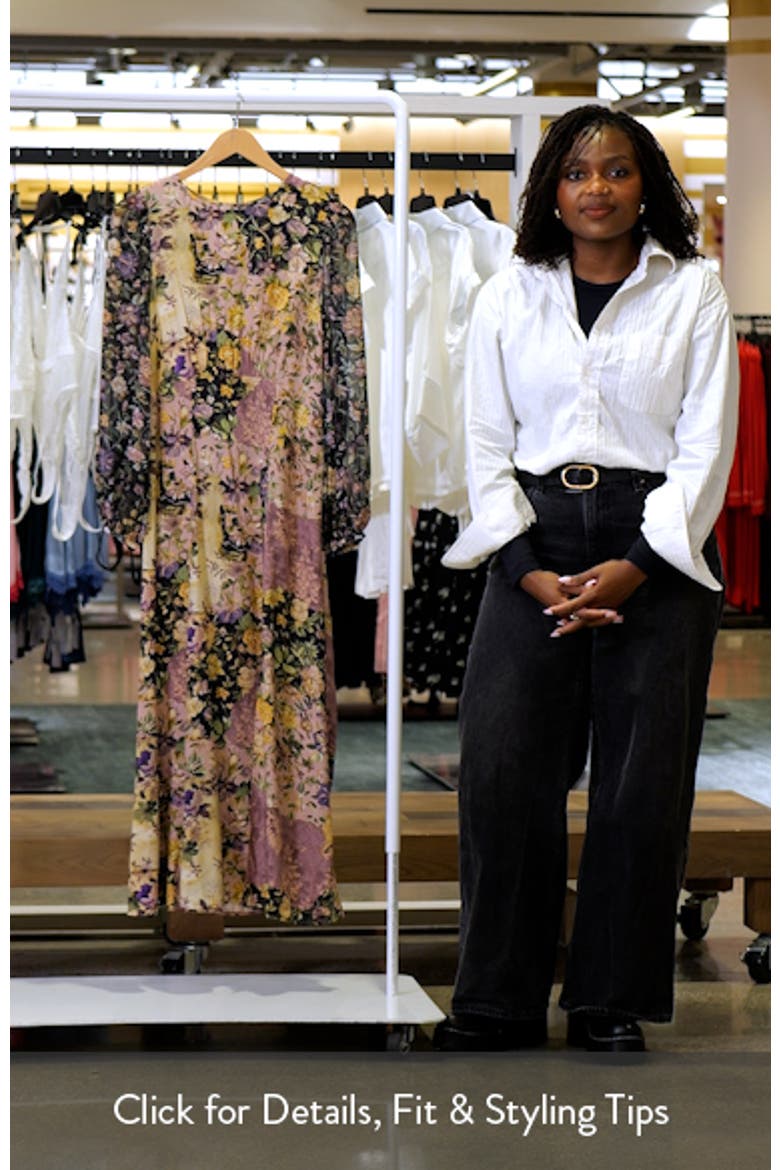 Floral Long Sleeve Maxi Dress video