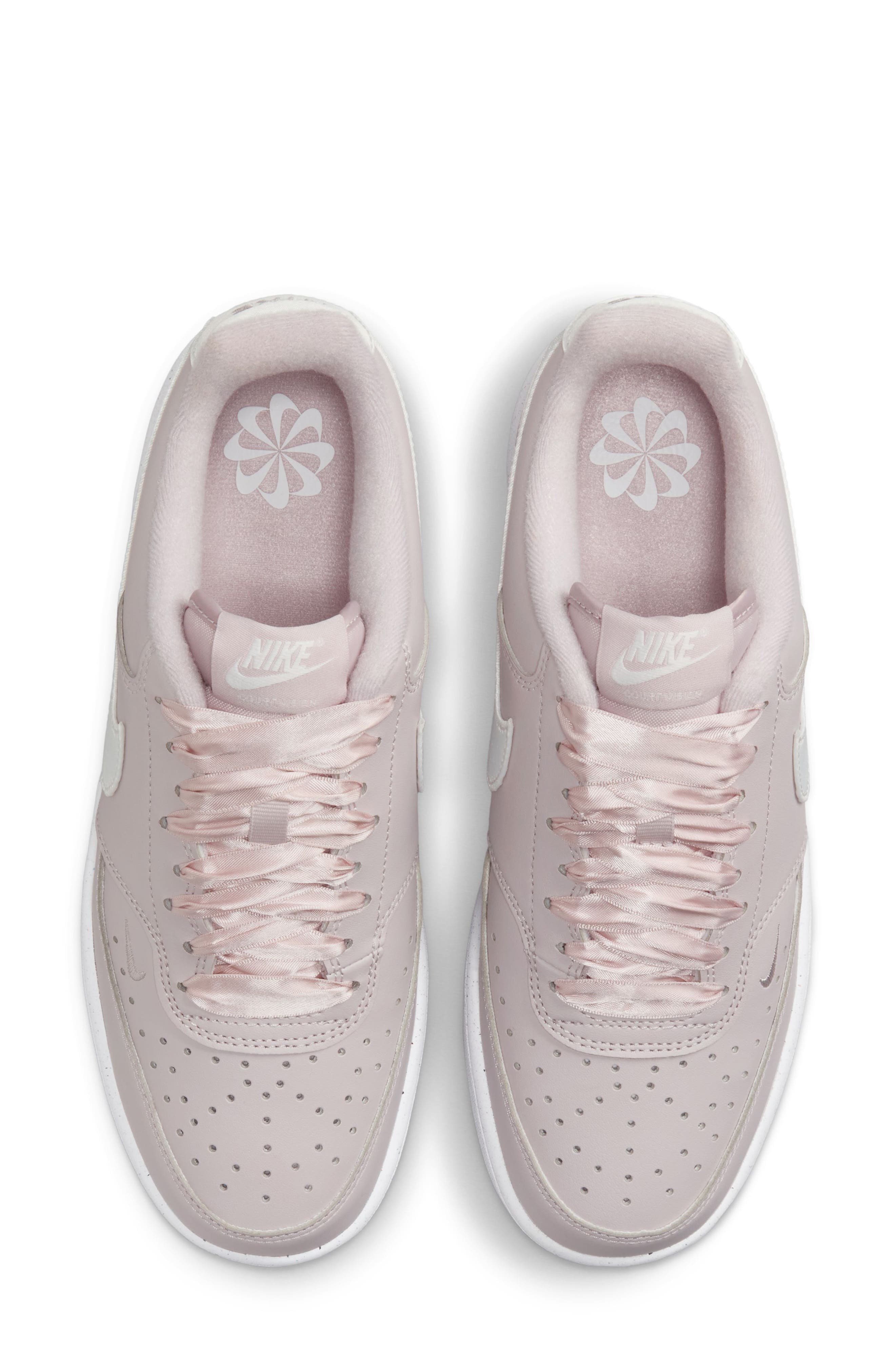 Court Vision Low Sneaker, Alternate, color, PLATINUM VIOLET/ WHITE