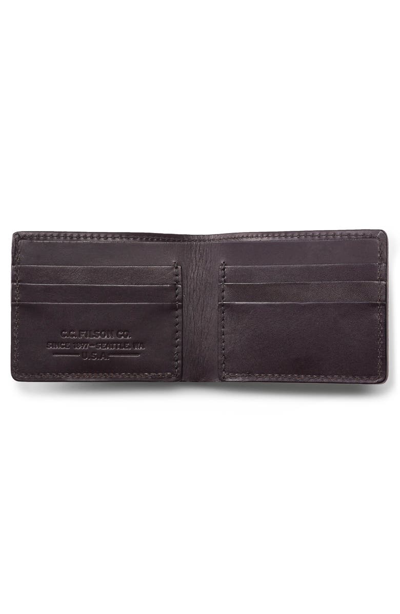 Filson Leather Bifold Leather Wallet, Alternate, color, 