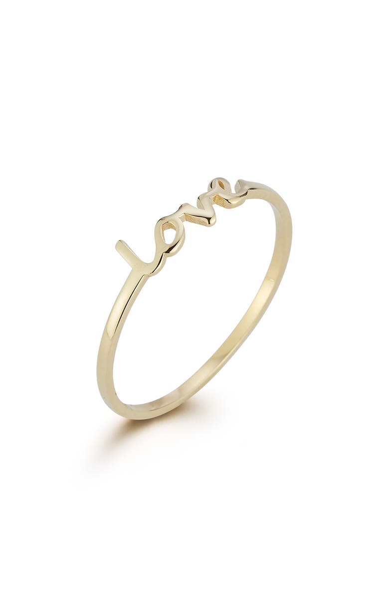 Ember Fine Jewelry Love Ring, Alternate, color, Gold