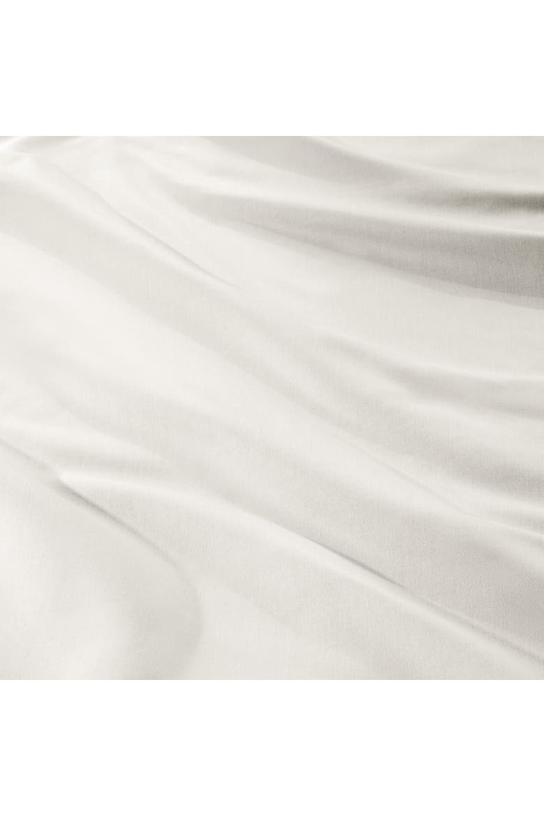 400 Thread Count Organic Cotton Sateen Sheet Set - Split Head King, Alternate, color, Cream