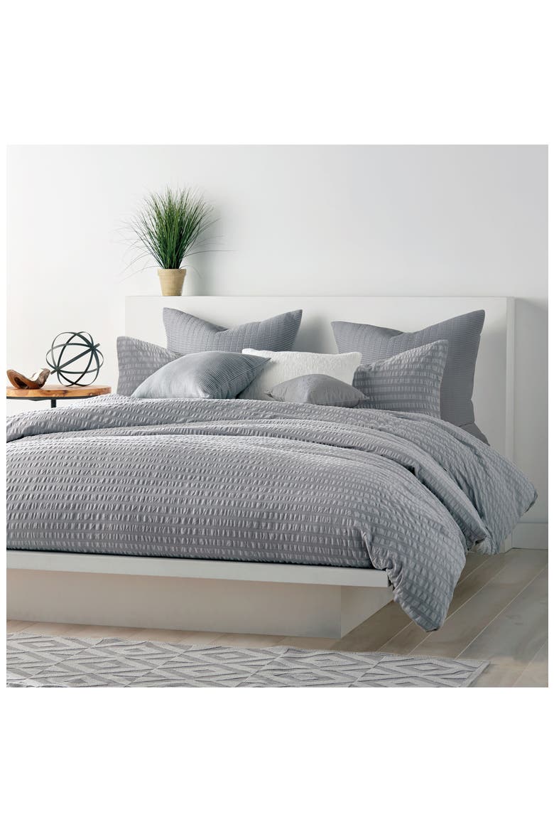 City Crush Duvet Cover, Alternate, color, GREY