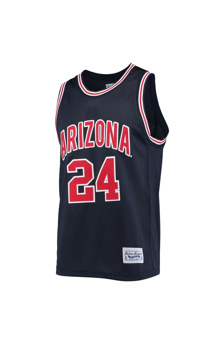 Retro Brand Men's Original Retro Brand Andre Iguodala Navy Arizona Wildcats Alumni Commemorative Classic Basketball Jersey, Alternate, color, 