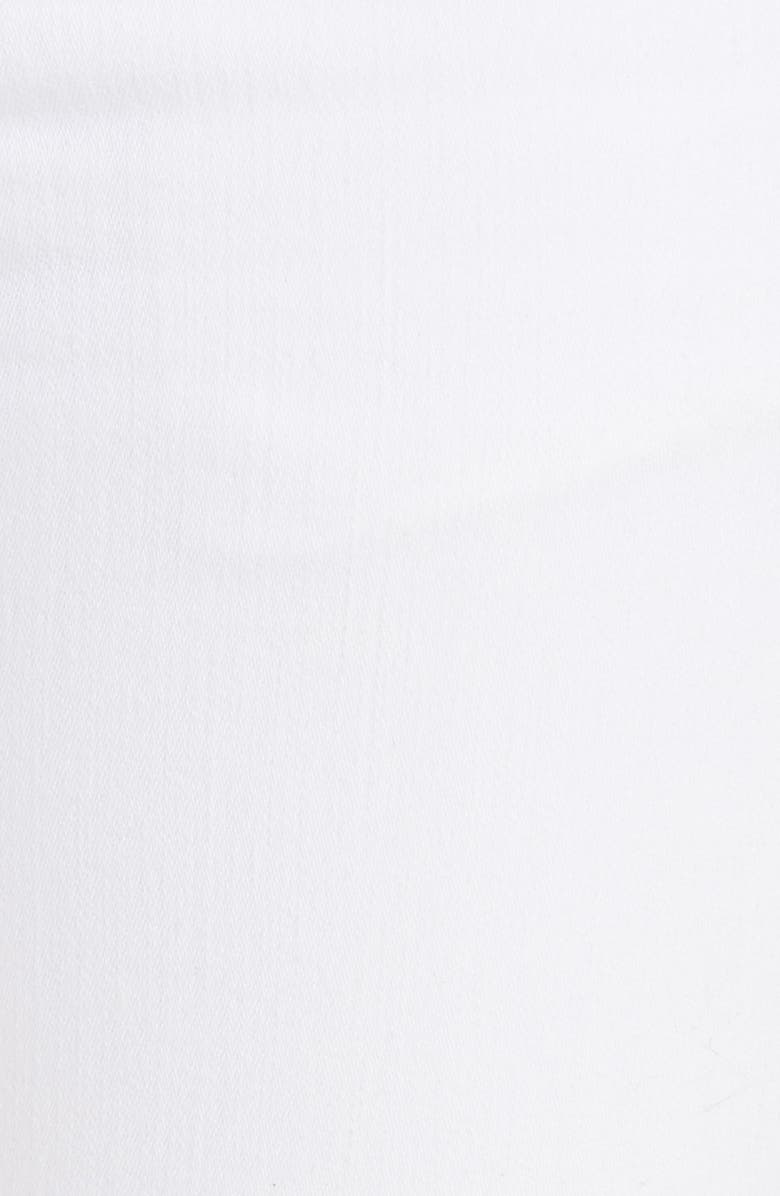 Free People Cutwork Cigarette Jeans, Alternate, color, Ivory