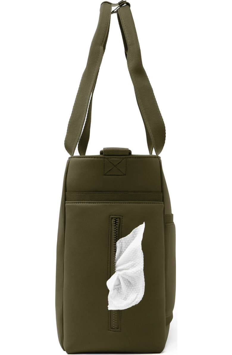 Dagne Dover Large Wade Diaper Tote, Alternate, color, Dark Moss