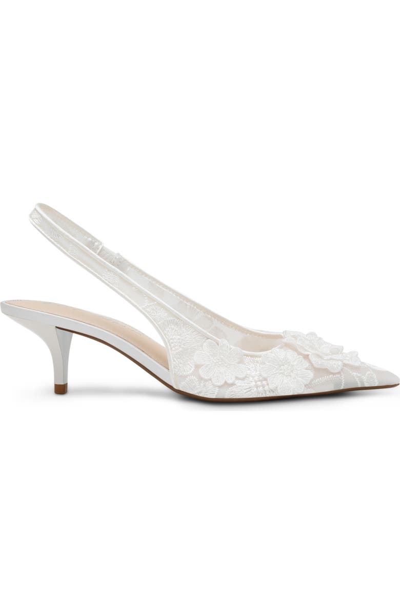 Betsey Johnson Dian Slingback Pump, Alternate, color, Ivory