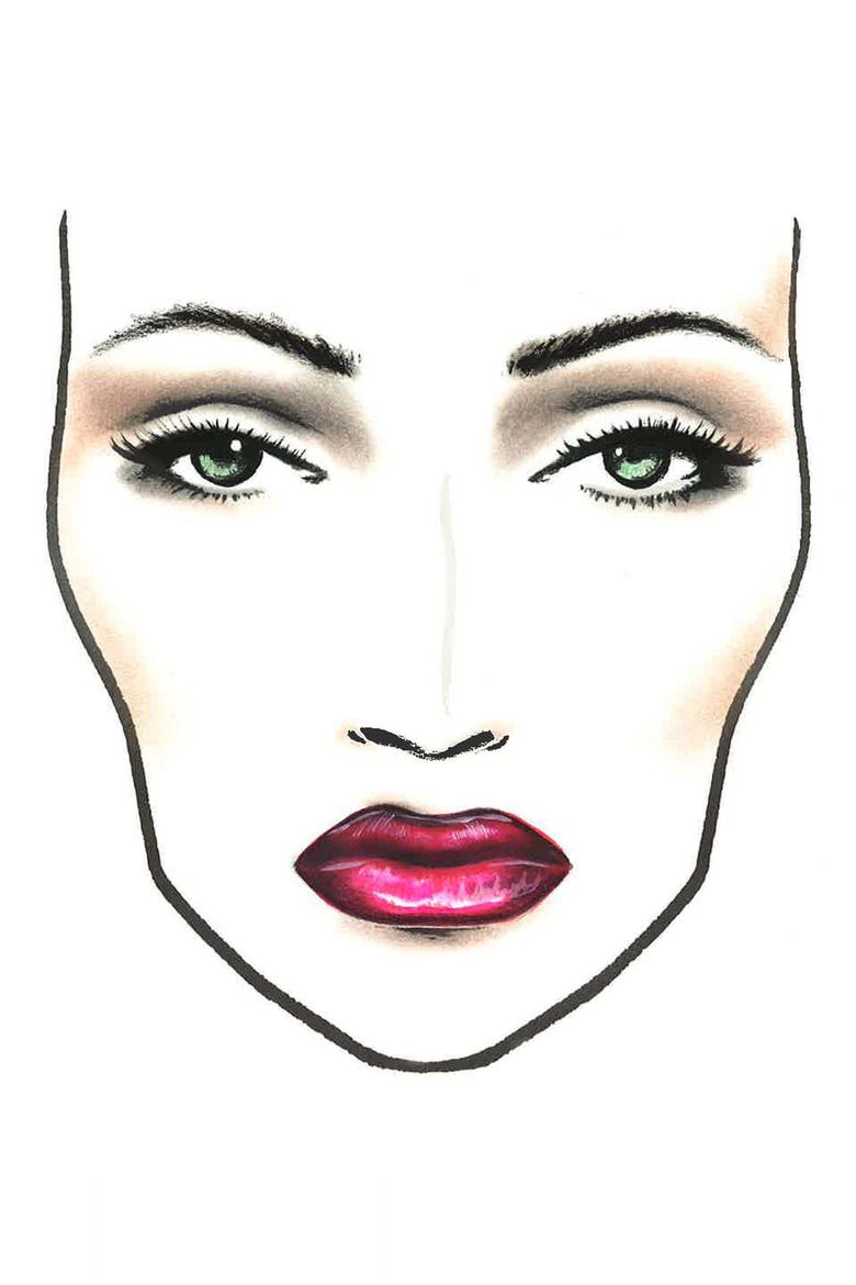 M·A·C 'Illustrated' Lip Bag (Nordstrom Exclusive), Alternate, color, PERFECT NUDE