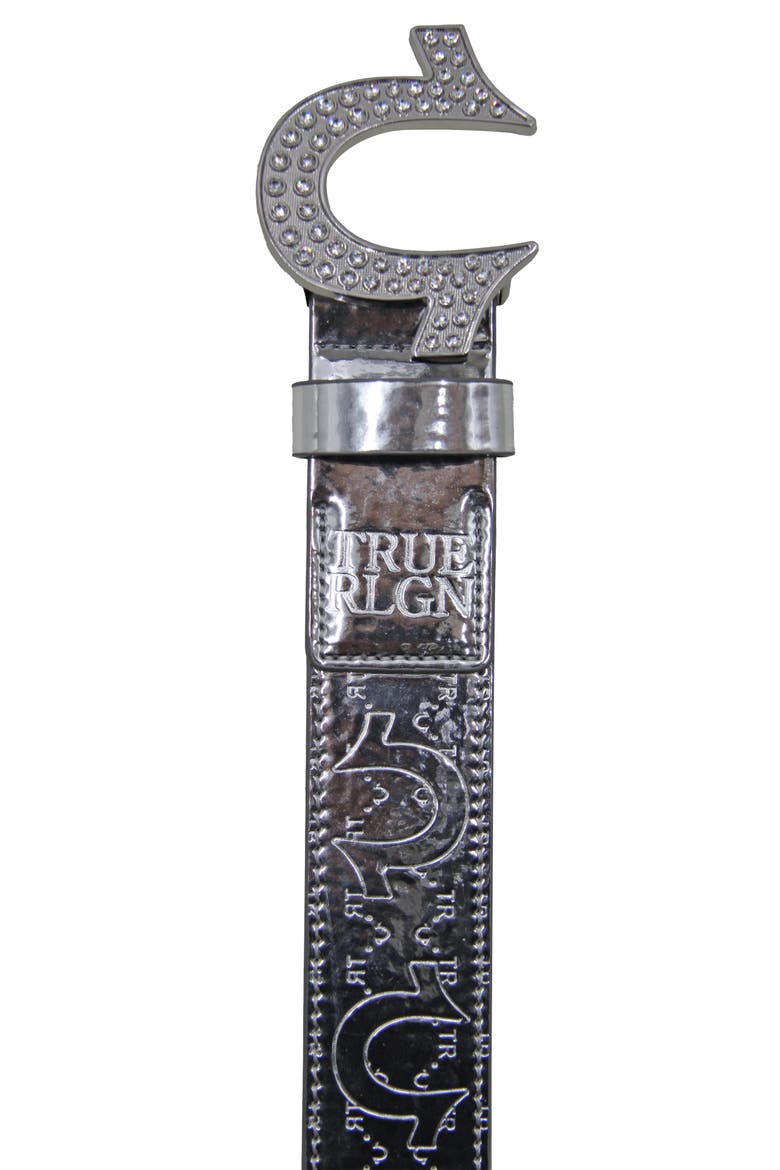 Argent Sage Horseshoe Buckle Belt, Alternate, color, SILVER