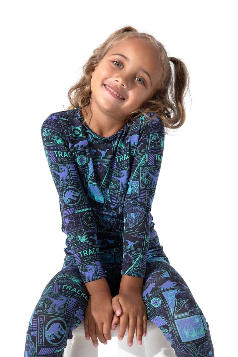 Kids' Jurassic Park Tracker Set of 2 Piece Pajamas, Alternate, color, Jurassic Park: Tracker