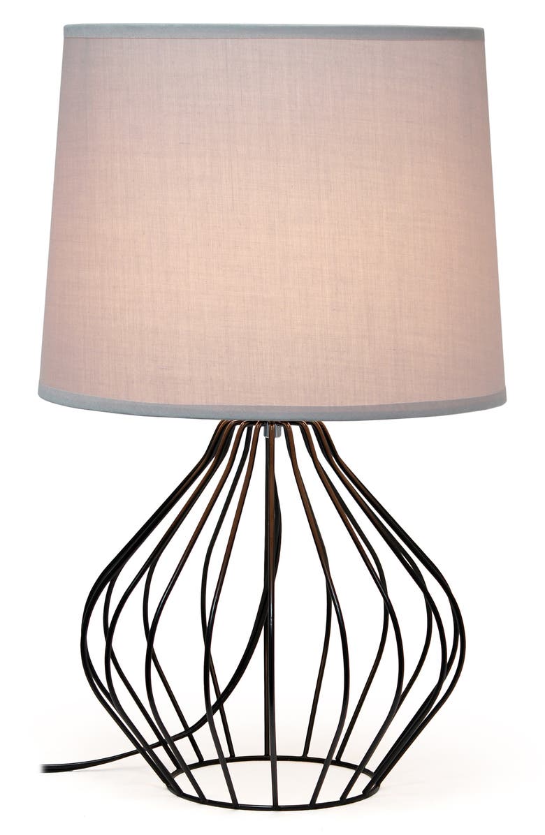 LALIA HOME Geometric Wire Table Lamp, Alternate, color,