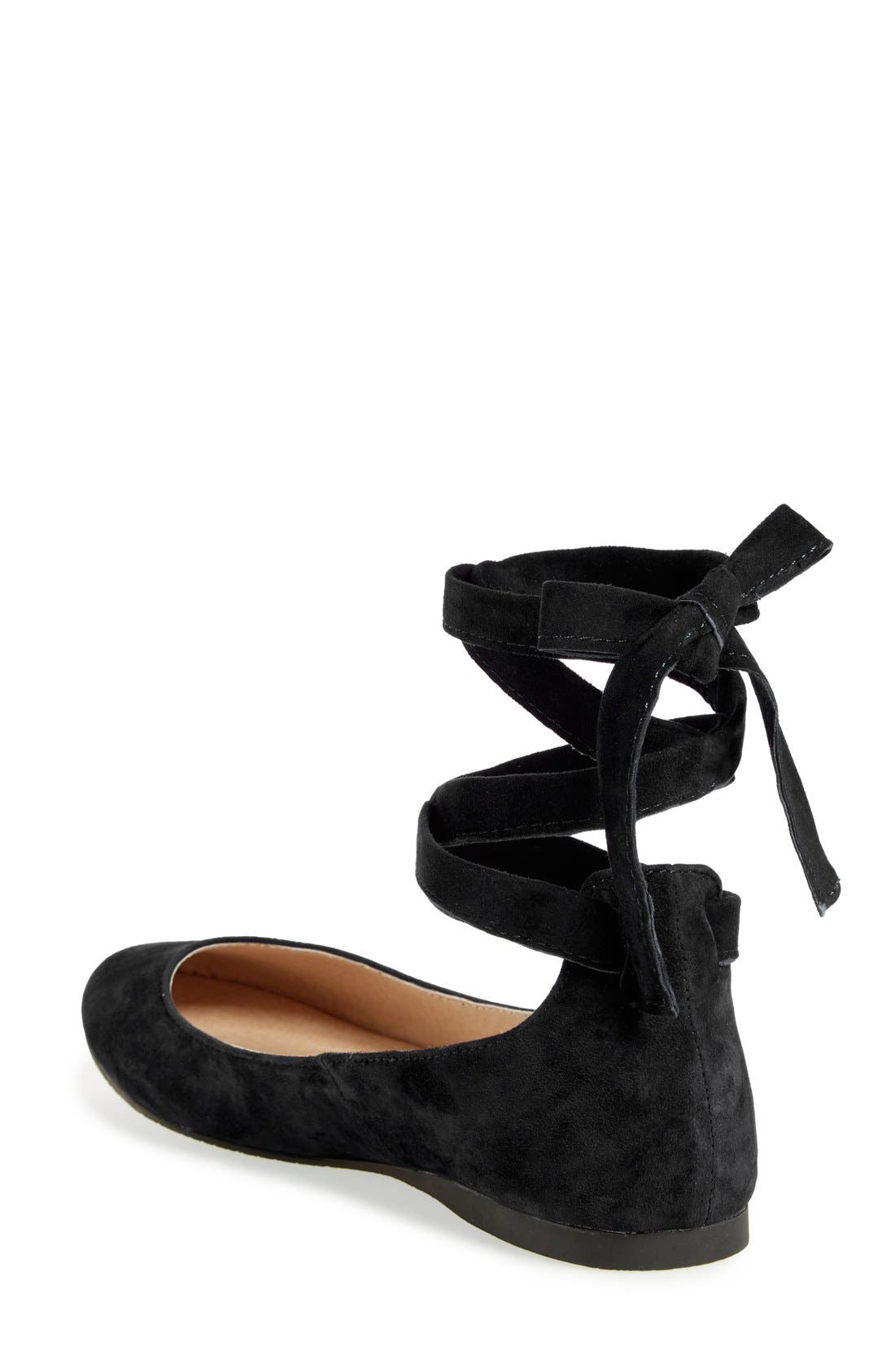 Steve Madden 'Bloome' Wraparound Tie Flat, Alternate, color, 