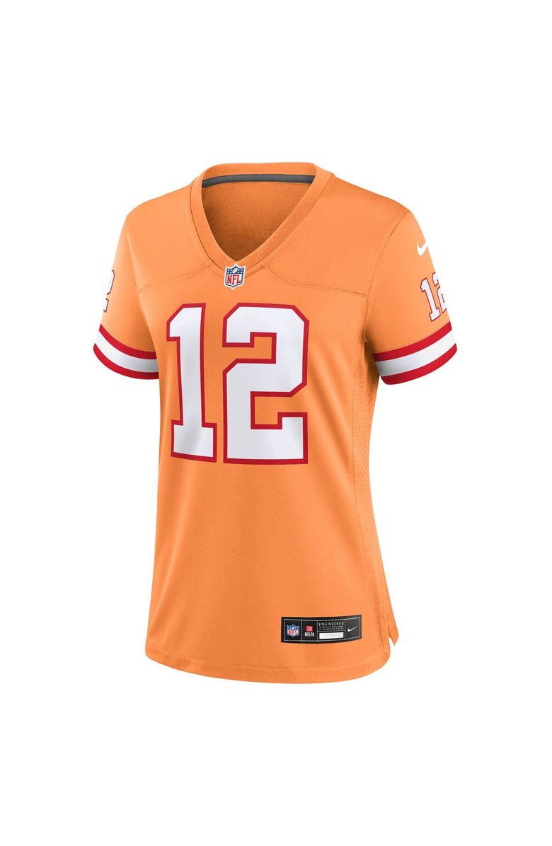 Nike Women's Nike Tom Brady Orange Tampa Bay Buccaneers Player Jersey, Alternate, color, Orange