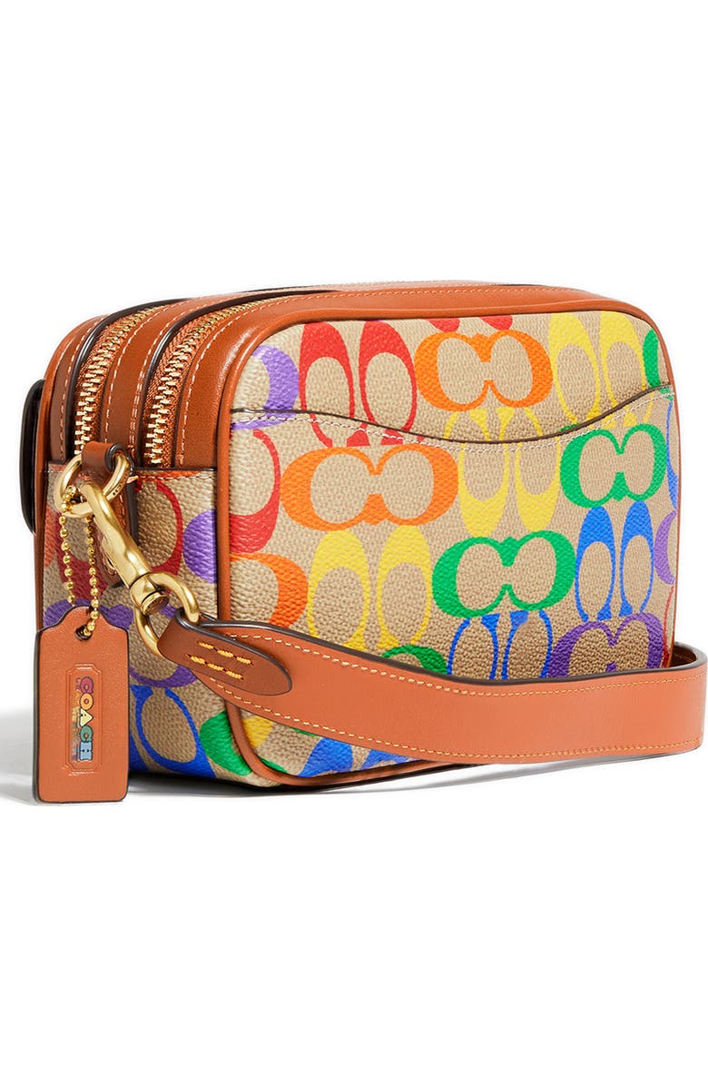 COACH Pride Willo Coated Canvas Camera Bag, Alternate, color,
