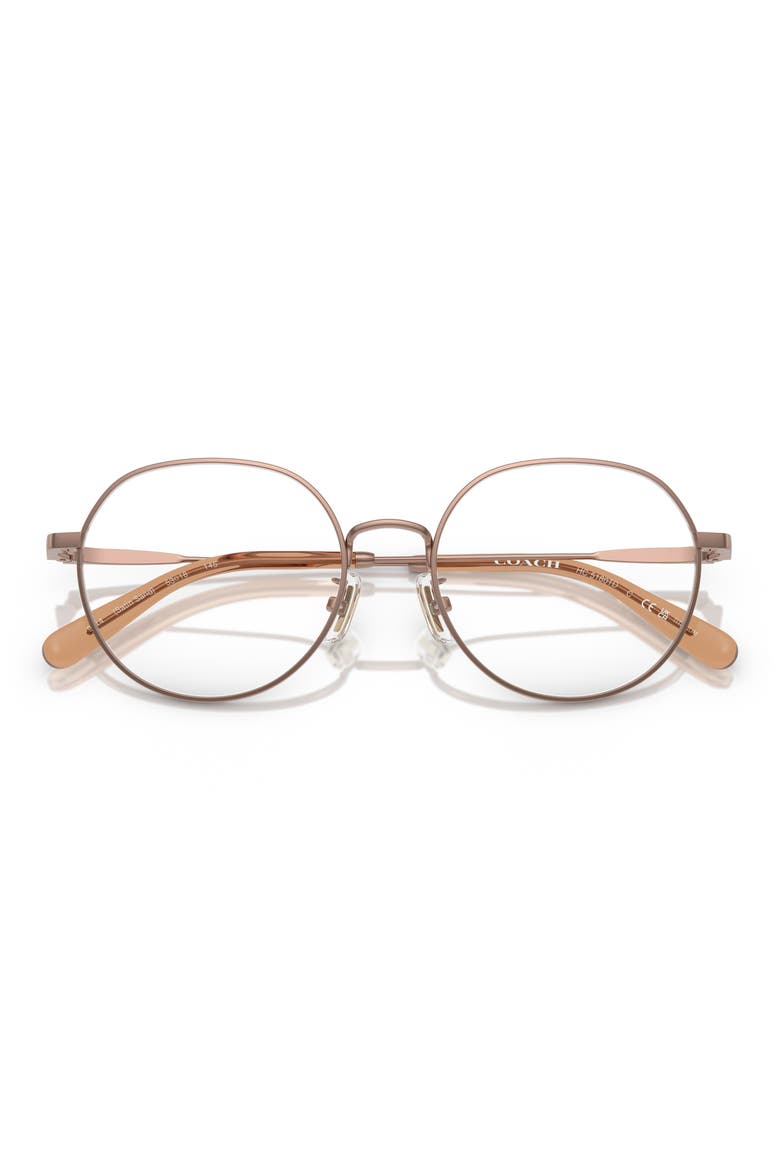 53mm Round Optical Glasses, Alternate, color, SATIN SAND / DEMO LENS