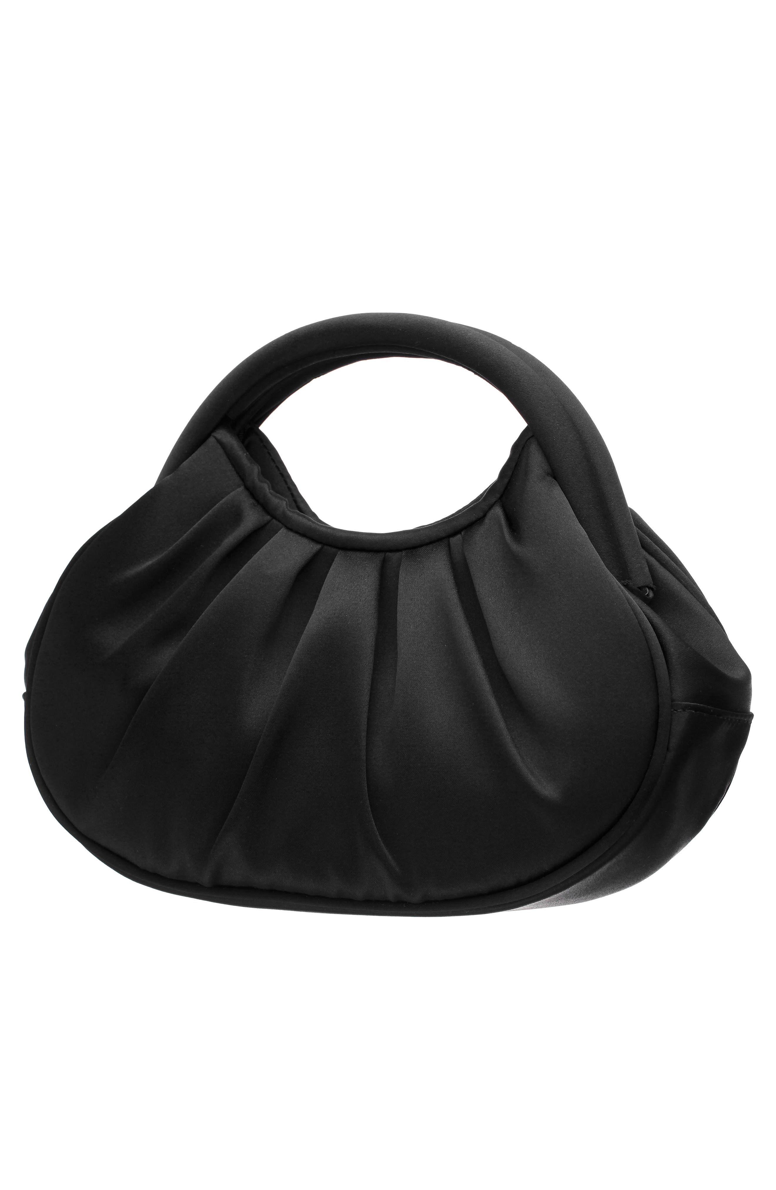 Nina Bren Top Handle Bag, Alternate, color, Black