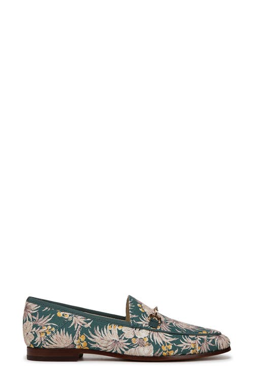 Sam Edelman Loraine Bit Loafer Antique Green Fabric In Antique Green