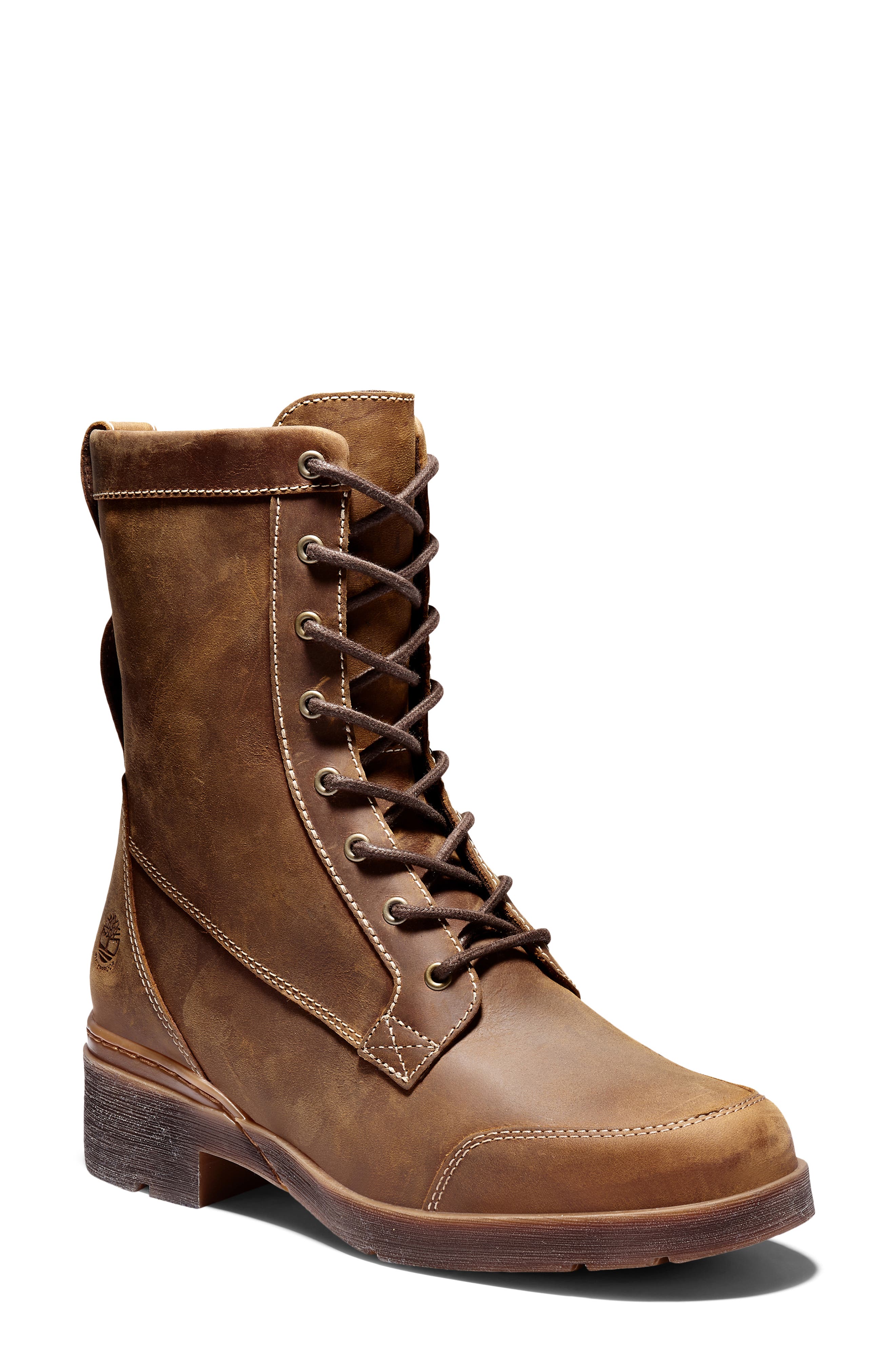 Timberland Graceyn Waterproof Lace-Up Boot, Main, color, 