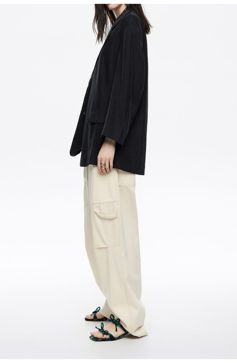 Bimba y Lola Tailored Jacket, Alternate, color, Black