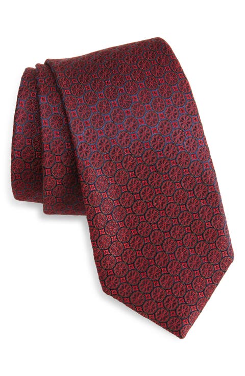 Ewine Medallion Silk Tie